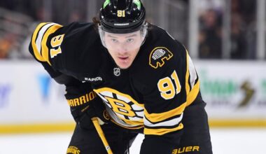 Bruins’ Nikita Zadorov cross-checks Sabres’ Rasmus Dahlin in garbage time of Game 4