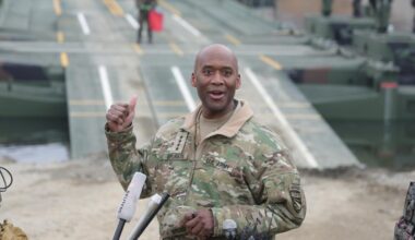 USFK commander says THAAD remains in Korea, 'munitions' await move