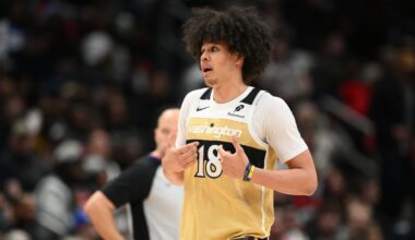 Wizards' Kyshawn George out for season with elbow injury