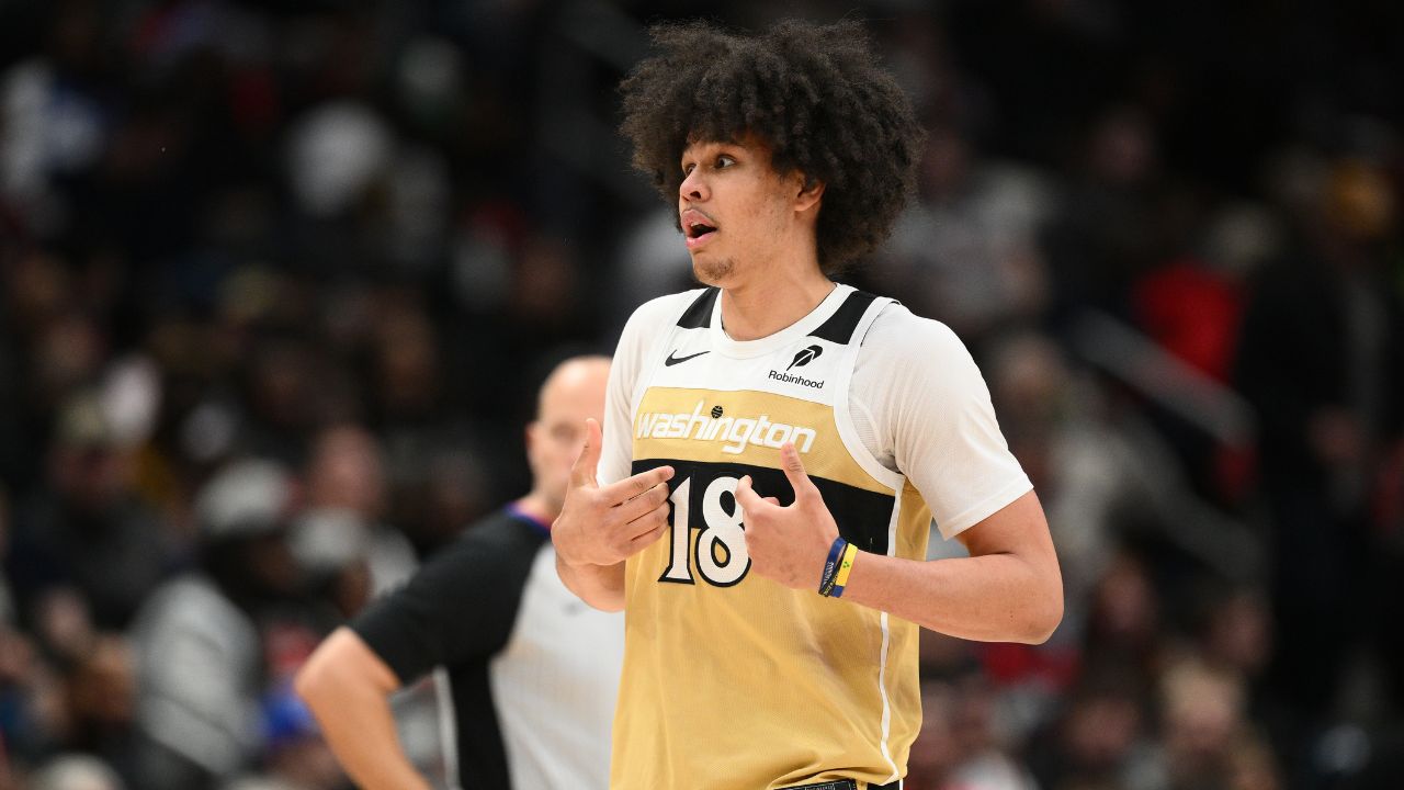 Wizards' Kyshawn George out for season with elbow injury