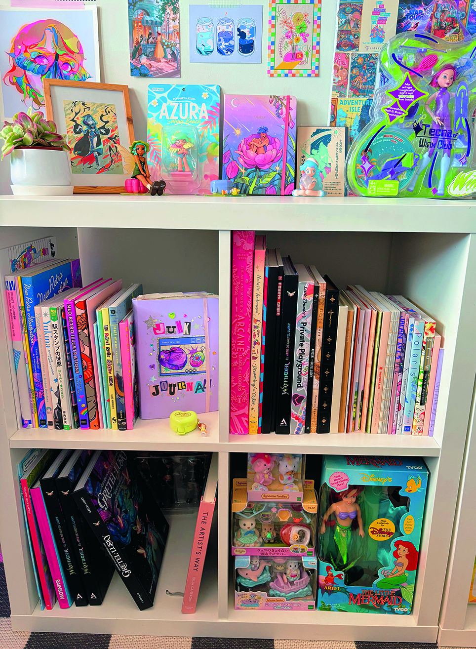 Gretel Lusky's art studio
