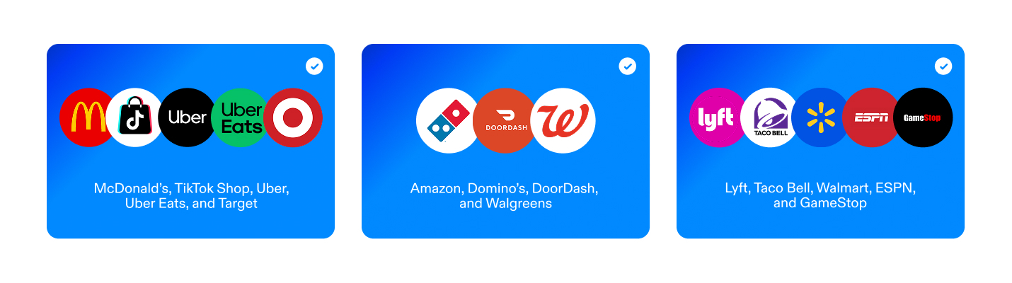 Venmo Stash select merchants