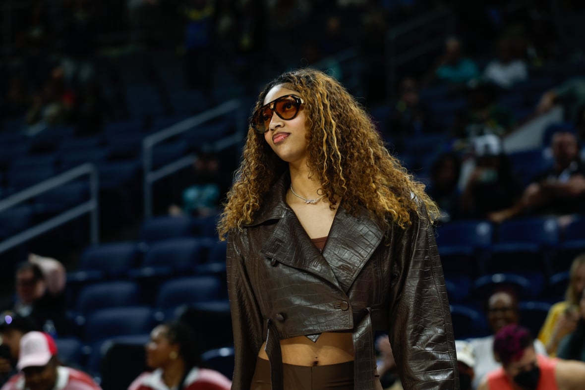 Angel Reese Stuns as a Bronze Goddess in Victoria’s Secret Campaign After Blockbuster Atlanta Trade