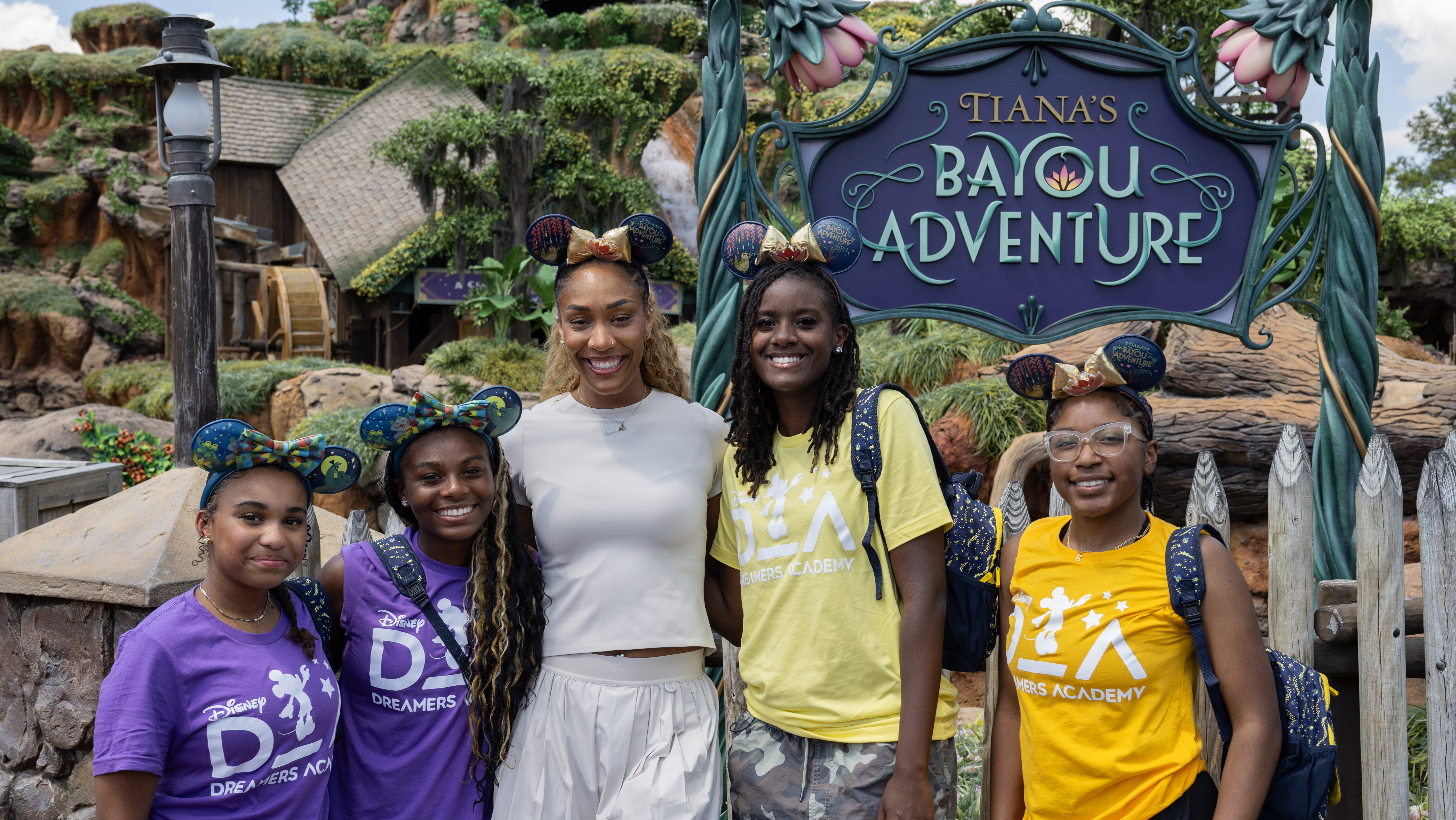 A'ja Wilson encourages and inspires students at Disney Dreamers Academy - Andscape