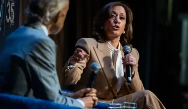 Crowd chants ‘Run again!’ to Kamala Harris, who said she’s ‘thinking about it’ - The Washington Post