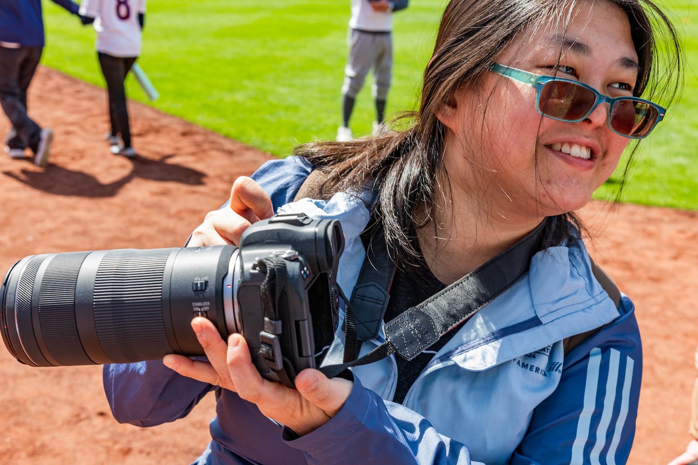 "I found that photojournalism was going to be my pathway. It's because I always liked taking photos of action and crazy shenanigans and just irresistible situations," says Caruso.