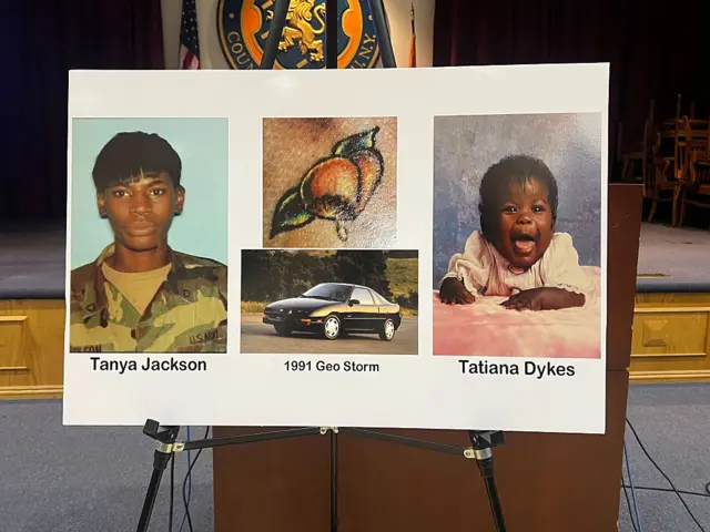 Officials identified "Peaches" and "Baby Doe" as mother Tanya Denise Jackson and her daughter, Tatiana Marie Dykes.