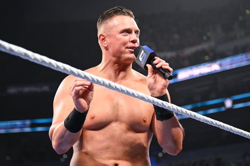 'The Miz' was seen on the Masters broadcast