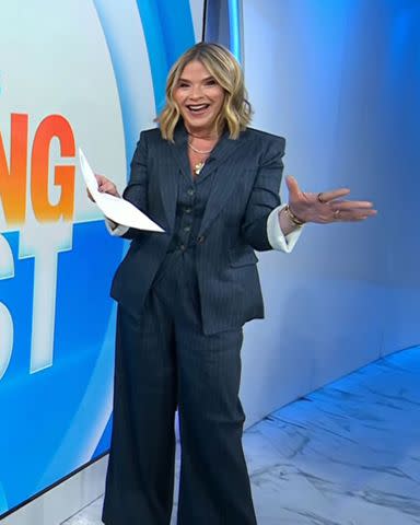 Jenna Bush Hager laughs off Craig Melvin's flub on the 'Today' show on April 8Credit: NBC