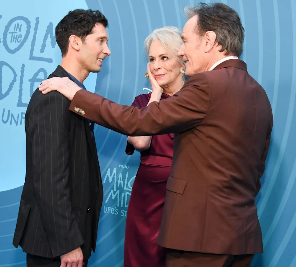 Justin Berfield, Jane Kaczmarek and Bryan Cranston at the 