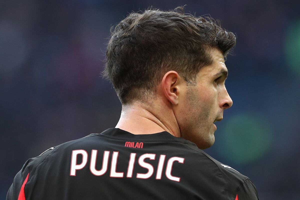 MILAN, ITALY - DECEMBER 28: Christian Pulisic of AC Milan looks on during the Serie A match between AC Milan and Hellas Verona FC at Giuseppe Meazza Stadium on December 28, 2025 in Milan, Italy. (Photo by Marco Luzzani/Getty Images)