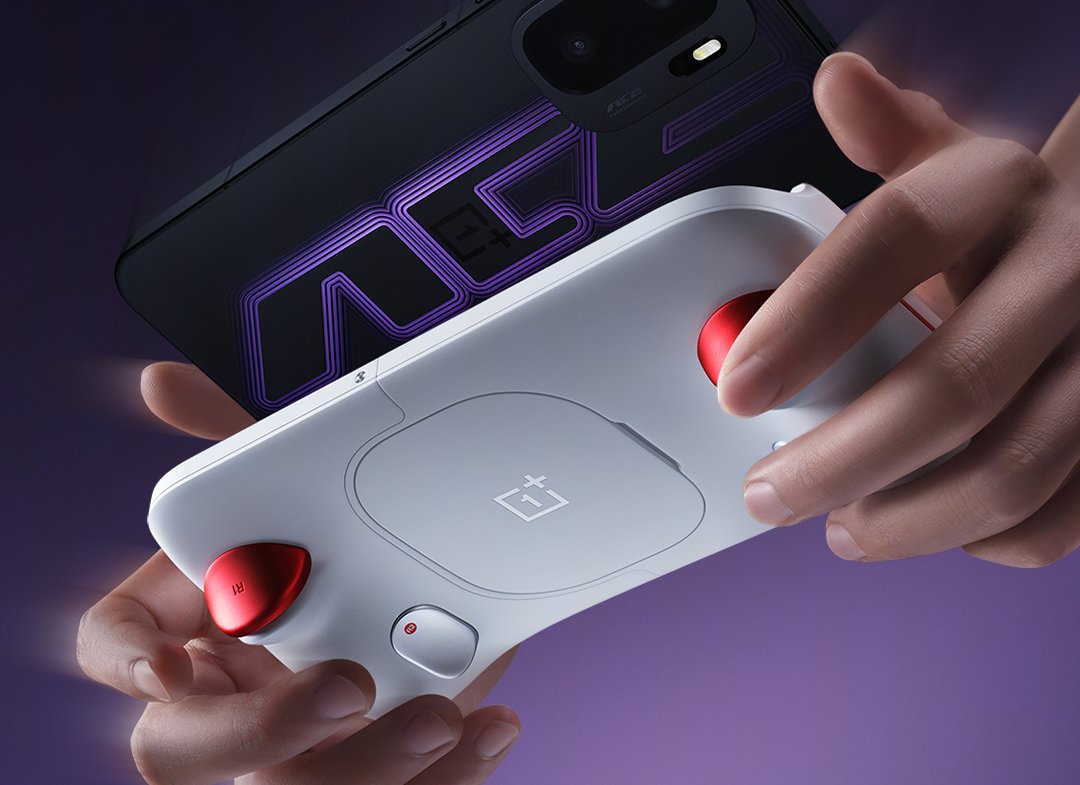 OnePlus Ace 6 Ultra is a gaming phone with an unusual gamepad add-on