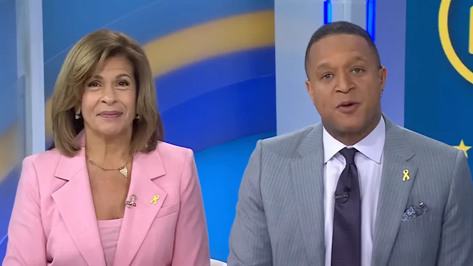  Hoda Kotb and Craig Melvin hosting Today Show March 2026. 