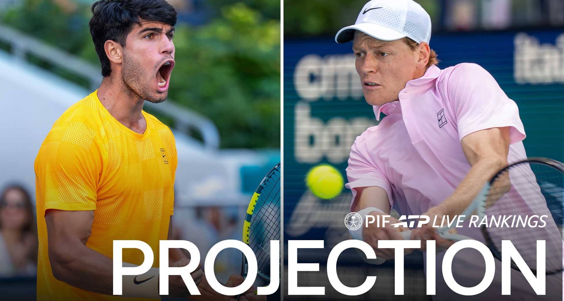 Carlos Alcaraz and Jannik Sinner will continue the battle for World No. 1 in Monte-Carlo.
