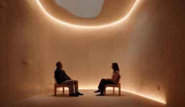 alchemy 38 layers wood, stone, and light into a wellness retreat in new york