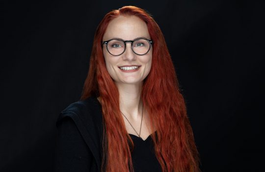 Aleksandra Ćiprijanović, a Wilson Fellow and associate scientist at the U.S. Department of Energy’s Fermi National Accelerator Laboratory, is a recipient of a 2025 DOE Early Career Award. Credit: Ryan Postel, Fermilab