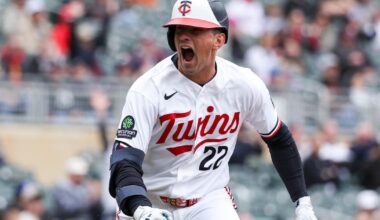 Twins finish a 4-game sweep of the Tigers on a 2-run single in the 8th by Brooks Lee for a 3-1 win