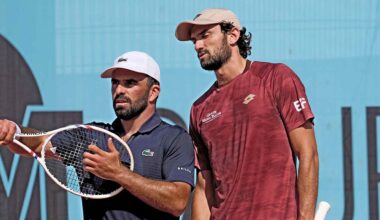 Romain Arneodo and Valentin Vacherot defeat Marcel Granollers and Horacio Zeballos in three sets on Sunday in Madrid.