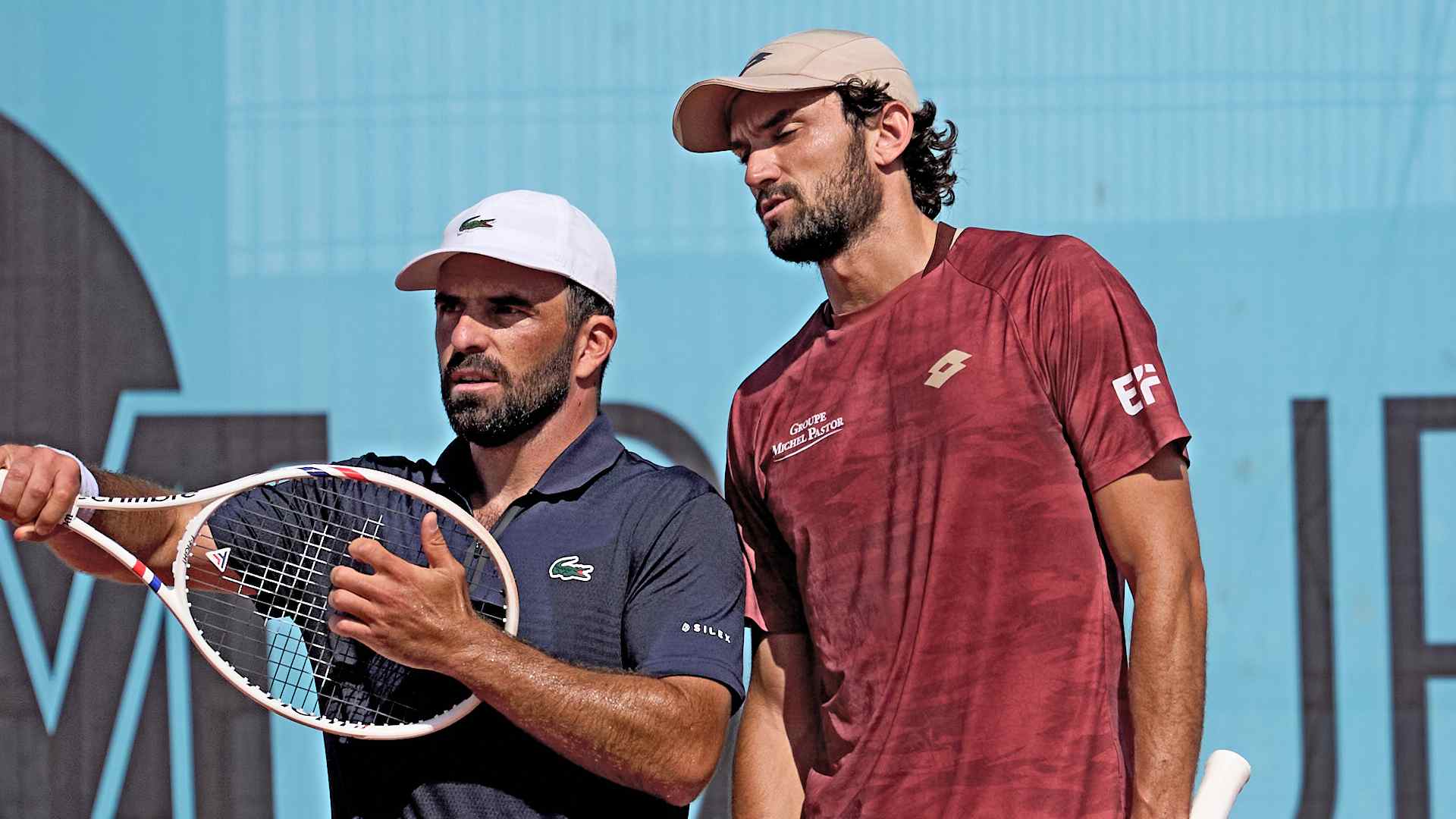 Romain Arneodo and Valentin Vacherot defeat Marcel Granollers and Horacio Zeballos in three sets on Sunday in Madrid.