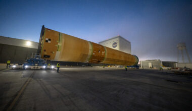 NASA Invites Media to Rollout Event for Artemis III Moon Rocket Stage