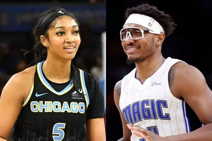 Angel Reese and Wendell Carter Jr.