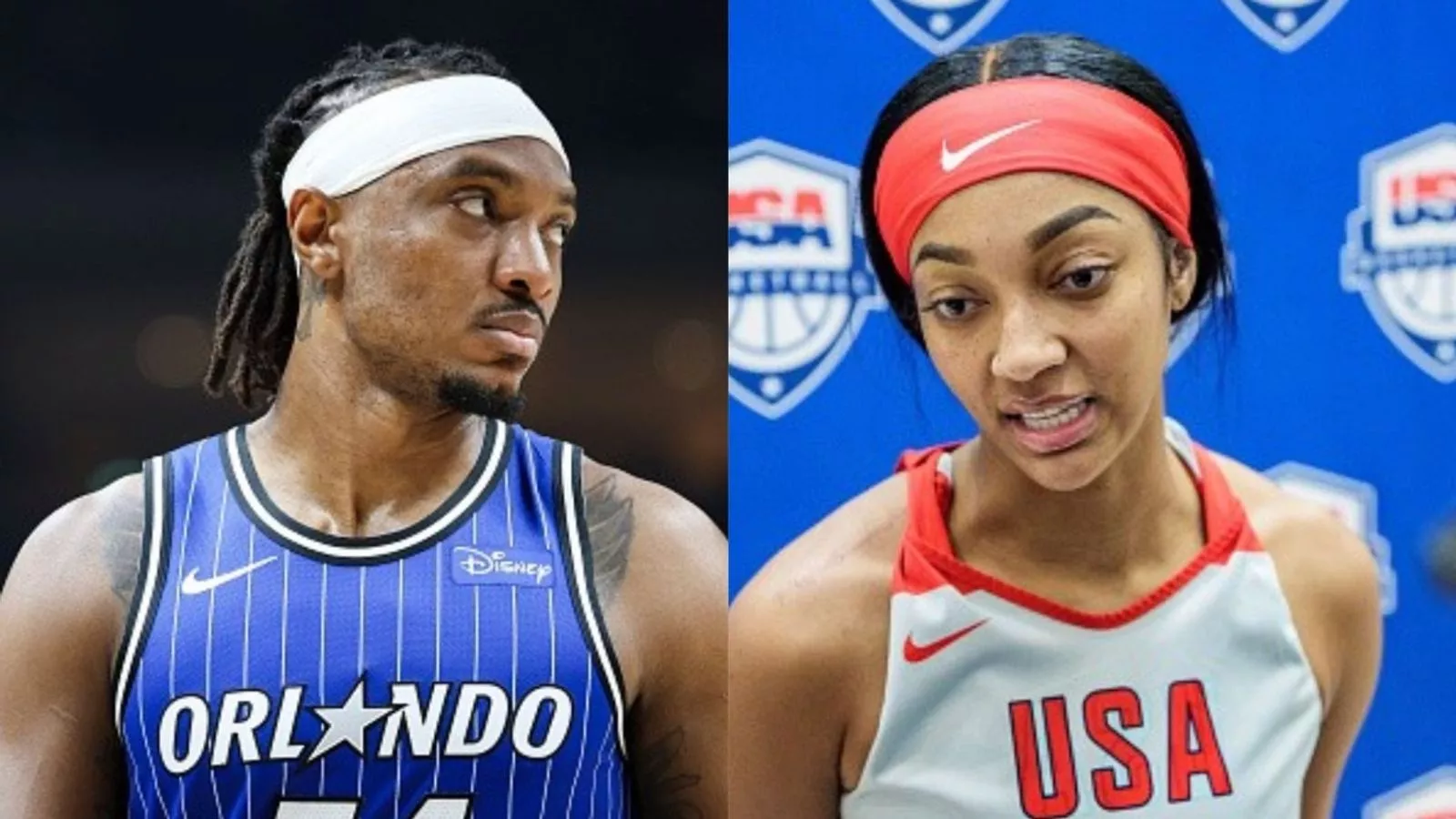 Angel Reese and Wendell Carter Jr.