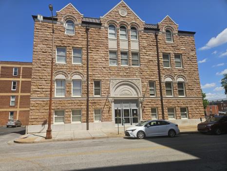 Sunday School building of old First Baptist Church