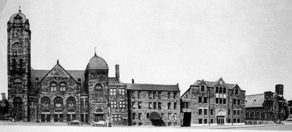 First Baptist Church complex at Georgia Avenue and Oak Street
