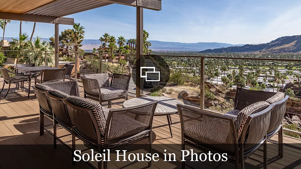 Trina Turk Soleil House Palm Springs CA slide cover 