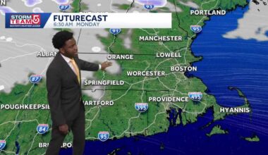Partial sunshine, afternoon clouds Monday