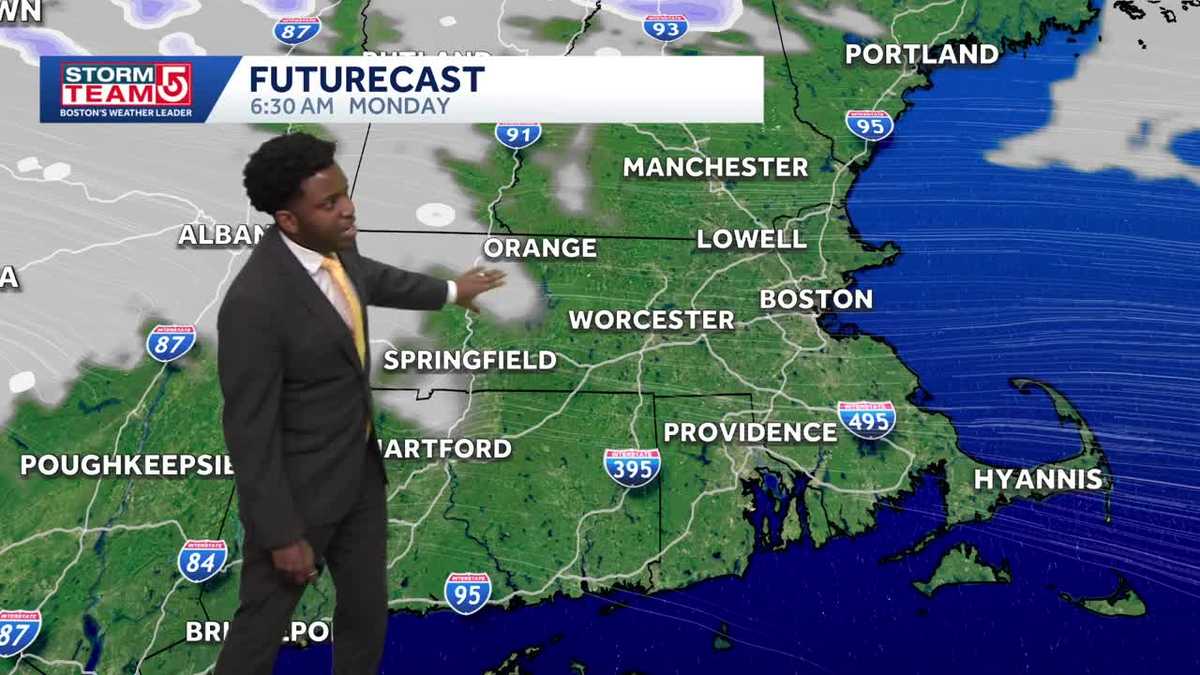 Partial sunshine, afternoon clouds Monday