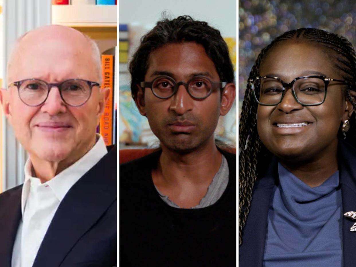 Left to right: Craig Mundie, Ramana Kumar, Camille Stewart Gloster