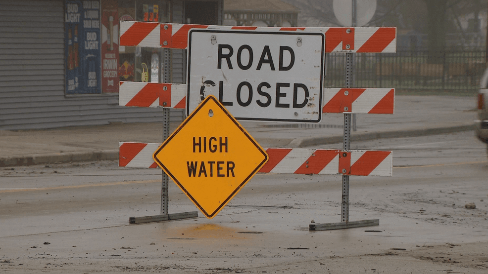 The Green Bay area continues to deal with flooding, especially after back to back storms. Streets quickly became inundated with water and slowly drained Tuesday night. April 15, 2026 (WLUK/David Duchan).