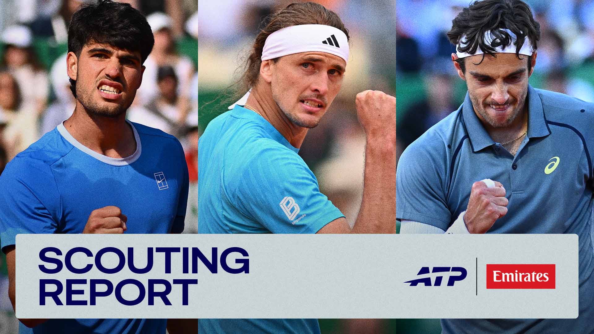 Carlos Alcaraz, Alexander Zverev and Lorenzo Musetti are in action on the ATP Tour this week.