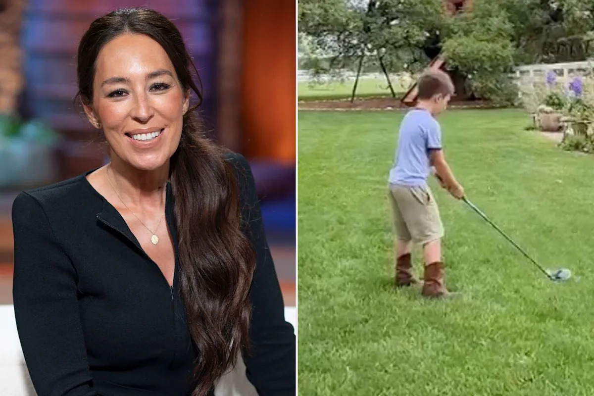 Joanna Gaines Shares Rare Video of Son Crew, 7, Golfing as She Jokes He's Pretending to Be at the 2026 Masters