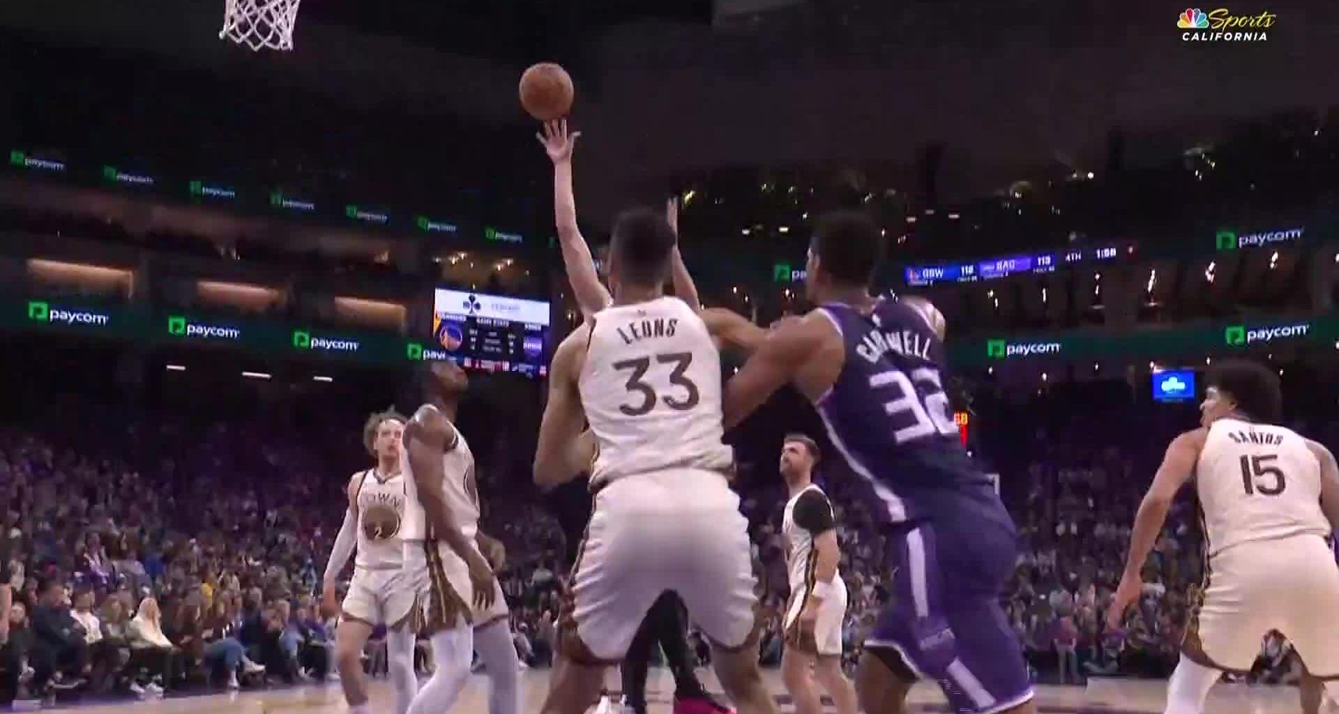 Devin Carter scores 29 points to lead the Kings to a 124-118 win over the Warriors