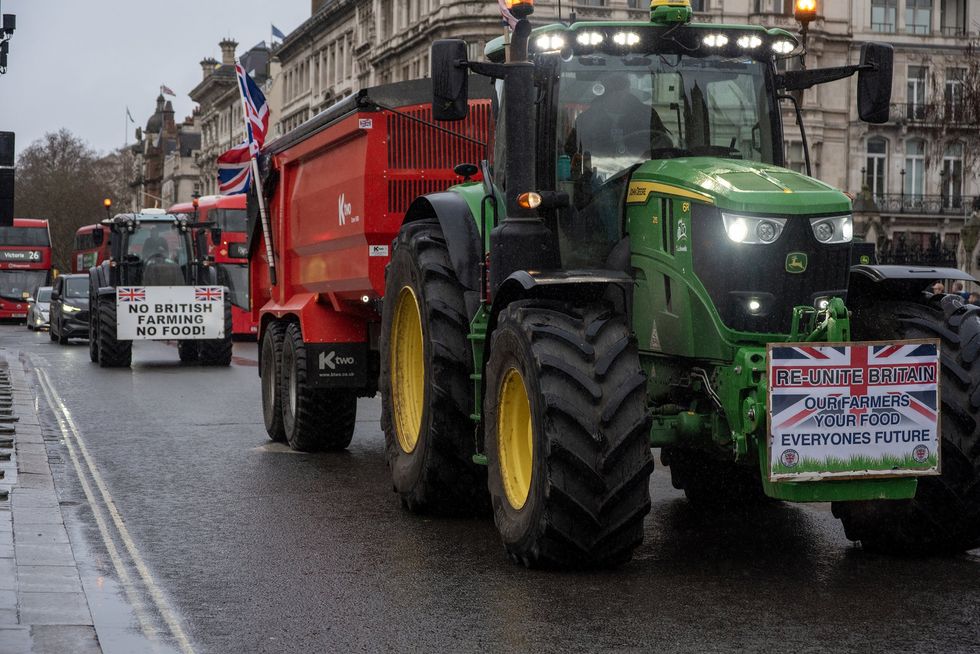 British farming protestg