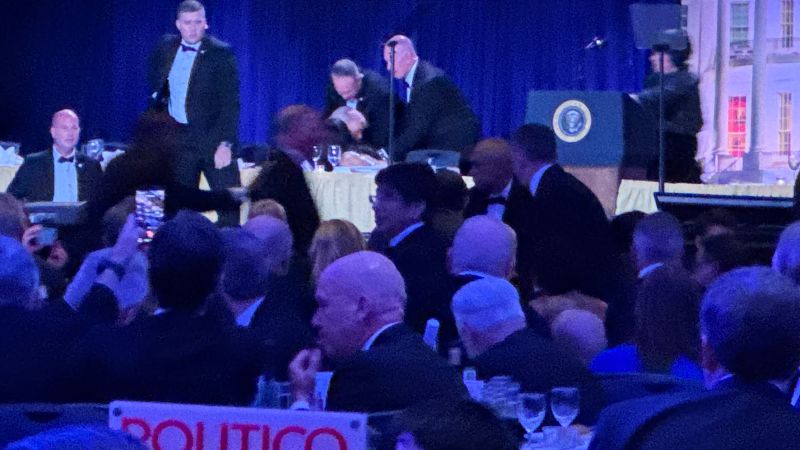 Live updates: Suspect in custody after shots fired at White House Correspondents’ Dinner