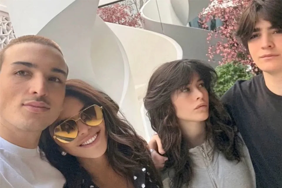 Lauren Sánchez Bezos and her kids, Nikko, Evan and EllaCredit: Lauren Sanchez/Instagram