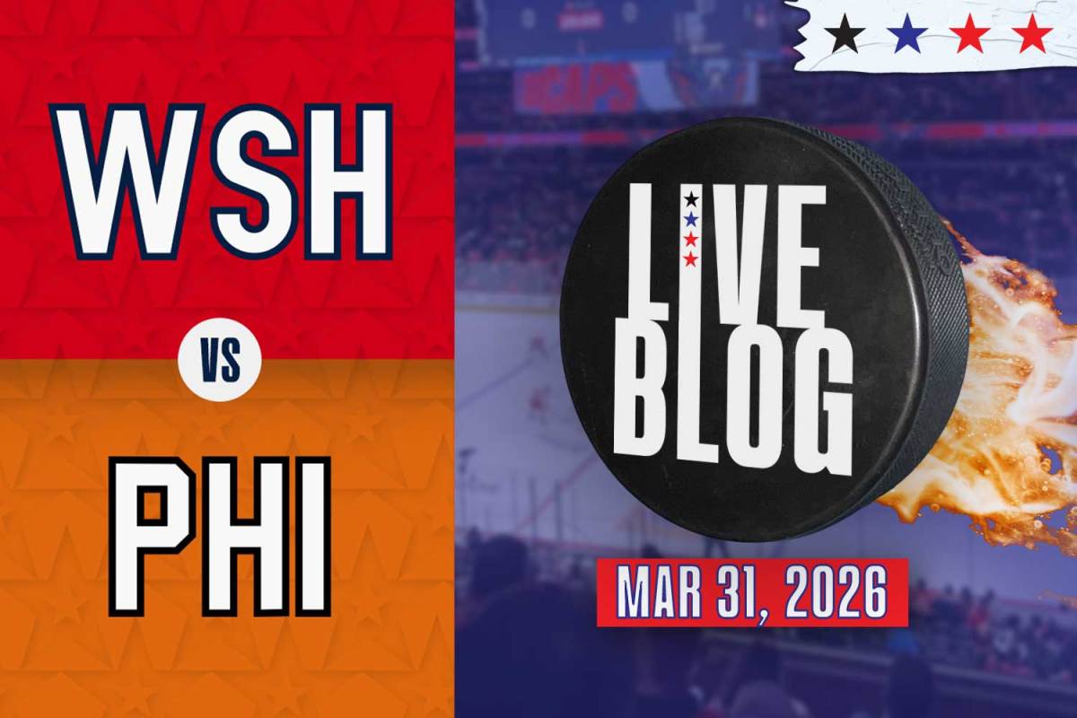 Live blog: Washington Capitals defeat Philadelphia Flyers 6-4
