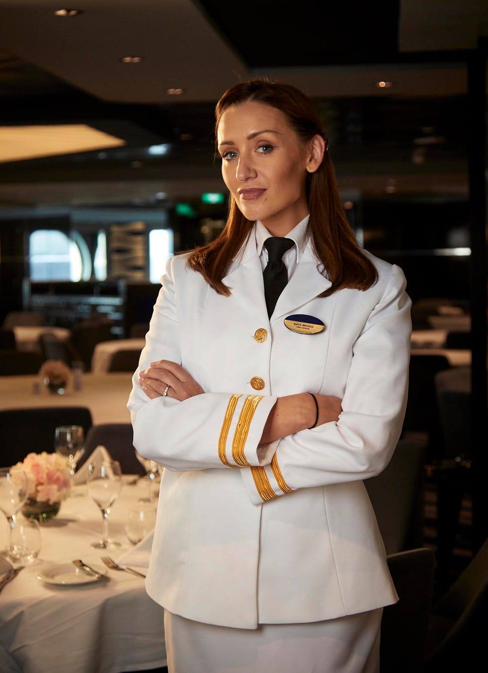Catherine Tyldesley as Kate, The Good Ship Murder catherine tyldesley as kate, the good ship murder