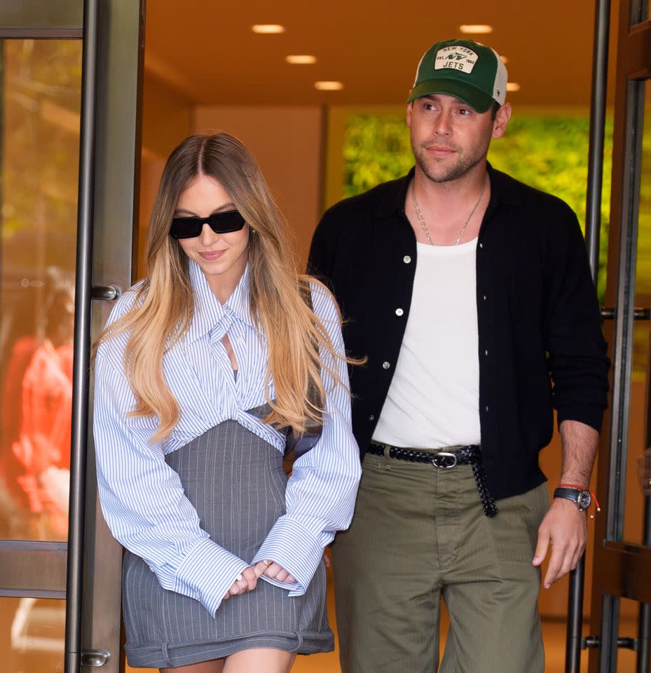 Sydney Sweeney and Scooter Braun are seen on October 5, 2025 in New York CityCredit: Getty Images