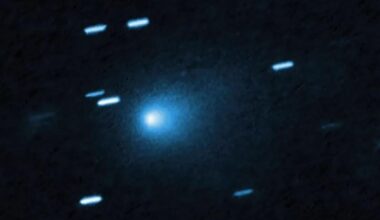 Rare interstellar comet spews massive amounts of water into space