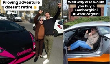 His ‘Granborghini‘ Project Gives Elderly People Joyrides in Supercars (WATCH)