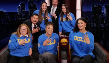 Jimmy Kimmel steals thunder from UCLA women's basketball team national champions with Trump jokes