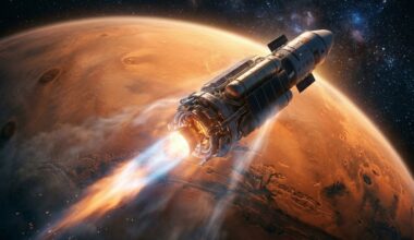 uranium engine travel time Mars