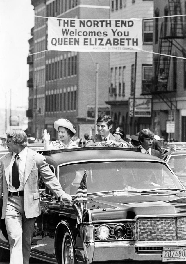 Queen Elizabeth II Visits Boston