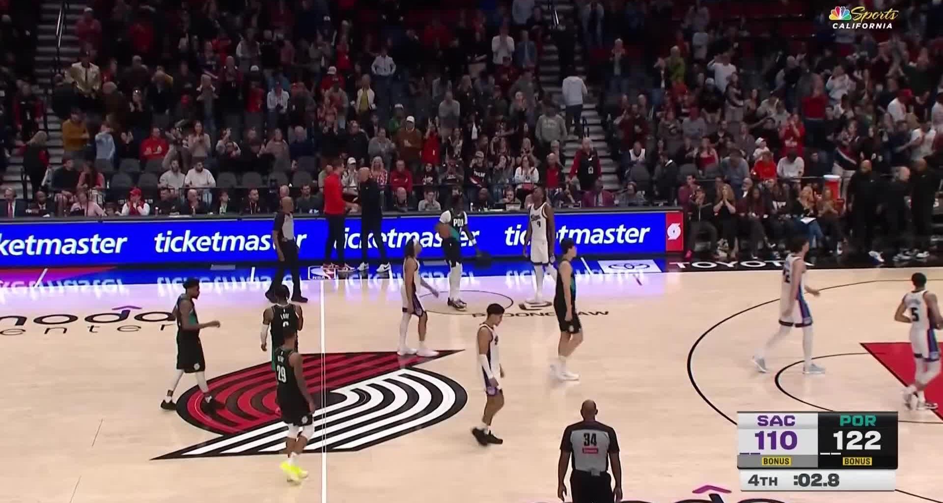 Trail Blazers beat the Kings 122-110 to clinch the No. 8 seed and a play-in spot