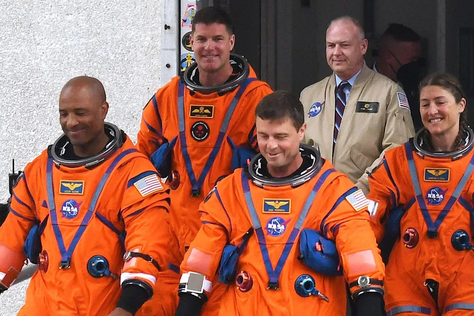 The Artemis II crew will have three meals for each routine day on the missionCredit: Paul Hennessy/Anadolu via Getty