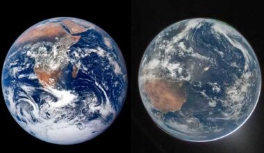 Why do Earth's colors appear muted in new photos from Artemis II?